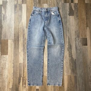 Garage Denim Vintage Straight Medium Wash Jeans Womens Size 0